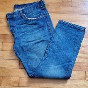 The Original Red Tag Levi's 501 Button-fly Straight Leg Jeans, W32 L32, EUC